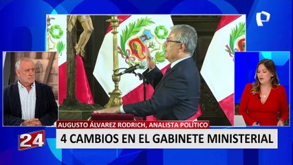 Augusto Álvarez Rodrich: "No es buena señal que no se cambie al ministro del Interior, Víctor Torres"