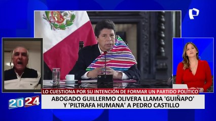 Guillermo Olivera: “No he cambiado mi punto de vista respecto a Pedro Castillo”