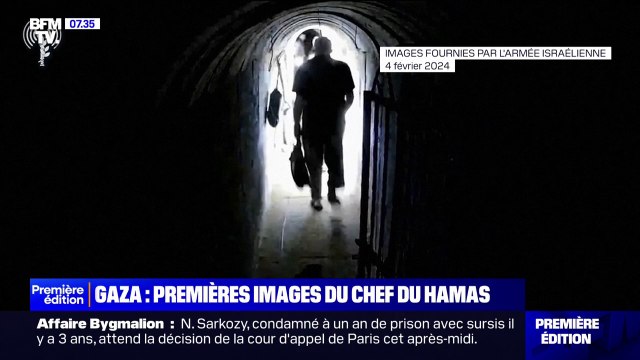 L'armée israélienne a diffusé ce mardi pour la première fois une vidéo montrant, selon elle, le chef du Hamas à Gaza, Yahya Sinouar