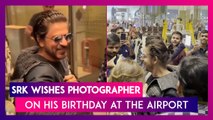 Shah Rukh Khan Wishes Photographer On His Birthday At The Airport, Admirer Kisses Actor’s Hand