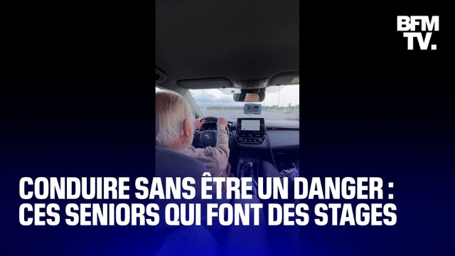 TANGUY DE BFM - Conduire sans être un danger public : des automobilistes séniors participent à un stage de perfectionnement