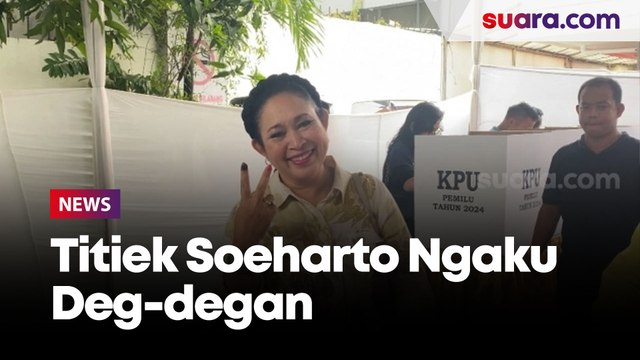 Mantan Istri Prabowo Pamer Salam 2 Jari usai Nyoblos, Titiek Soeharto Ngaku Deg-degan