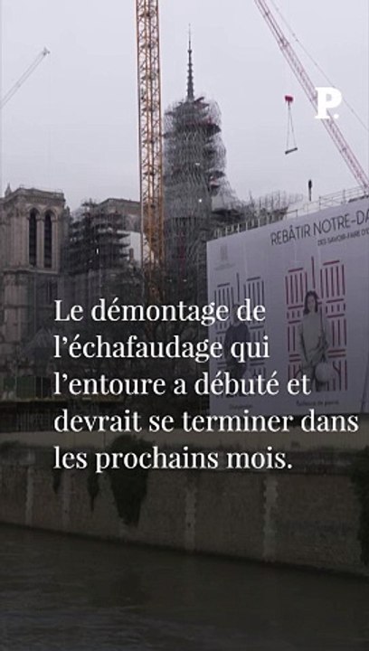 La flèche de Notre-Dame de Paris se dévoile