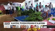 Tenda TPS di Sumenep Ambruk Usai Diguyur Hujan Deras, Rumah Warga jadi TPS Darurat!