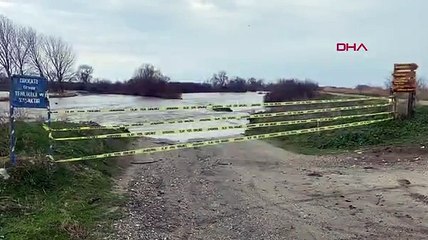 Çanakkale'de tarım arazileri su altında kaldı