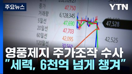 '영풍제지 주가조작' 6천억 '꿀꺽'..."단일 종목 범행 최대 규모" / YTN