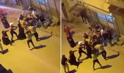 Şişli'de iki akraba grubu sokak ortasında sopalarla birbirine girdi! Polis, havaya ateş açtı