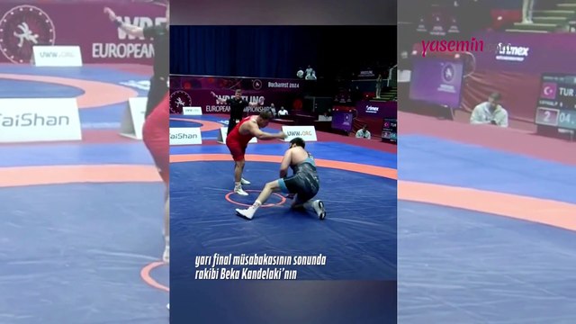 Efsane güreşçi Rıza Kayaalp Avrupa Güreş Şampiyonası'nda yaptığı hareketle takdir gördü!