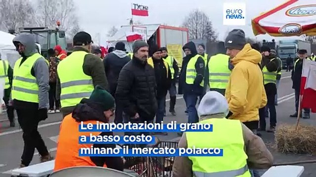 Polonia, nuove proteste degli agricoltori al confine con l'Ucraina