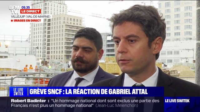 Gabriel Attal sur la grève SNCF: Les Français sont très attachés au droit de grève (...) mais ils savent aussi que travailler est un devoir