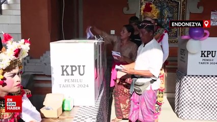 Endonezya’da halk sandık başında