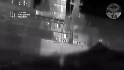 Ukraine releases video showing they destroyed another Russian warship in the Black Sea