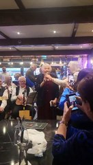 Crawley 100-year-old Joan Izzard gives emotional speech at celebration