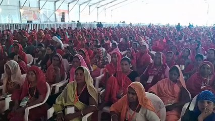 राष्ट्रपति पहुंची बेणेश्वर धाम, लोगों में दिखा उत्साह