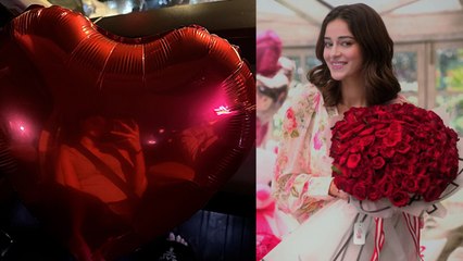 Ananya Panday Secretly Celebrates Valentine's Day Post Viral, Flaunts Gift Flower...| Boldsky