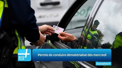 Permis de conduire dématérialisé dès mercredi