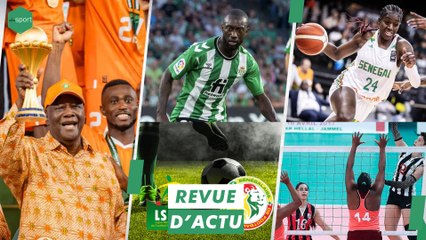 REVUE DU 14 FEV : Les champions d'Afrique récompensés, Sabaly de retour, Ligue Pro les compétitions reprennent, 5e édition supercoupe volley-ball, Yacine Diop...