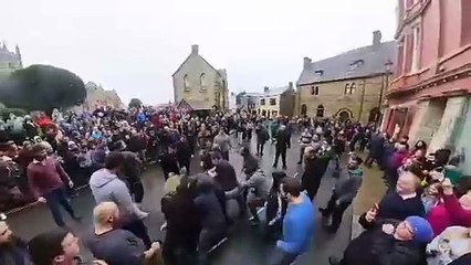 Shrove Tuesday Silver Ball Hurling match 2024 St Columb Major