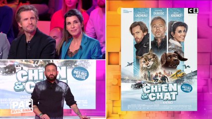Philippe Lacheau et Reem Kherici présentent le nouveau film "Chien & Chat" dans TPMP !