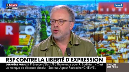 Pascal Praud s'en prend violemment au patron de RSF sur CNews