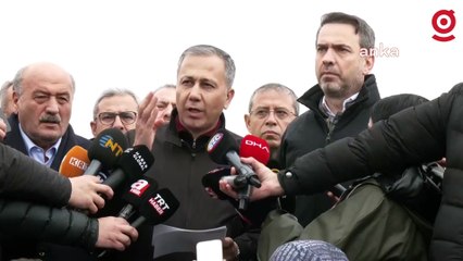 Ali Yerlikaya'dan kayıp işçiler hakkında açıklama: 5'i konteynerde, 3'ü araçta, 1'i kamyonda