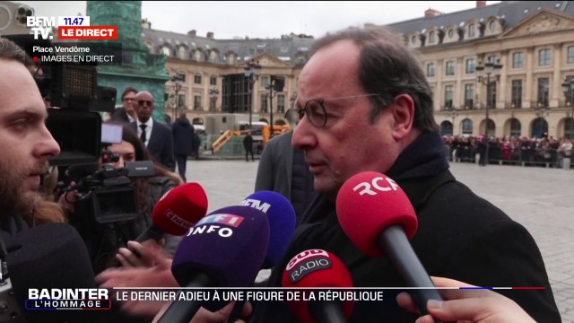 François Hollande, sur Robert Badinter: Le rôle de tous les citoyens, c'est d'être à la hauteur de ce qui a pu être permis par l'engagement des plus illustres