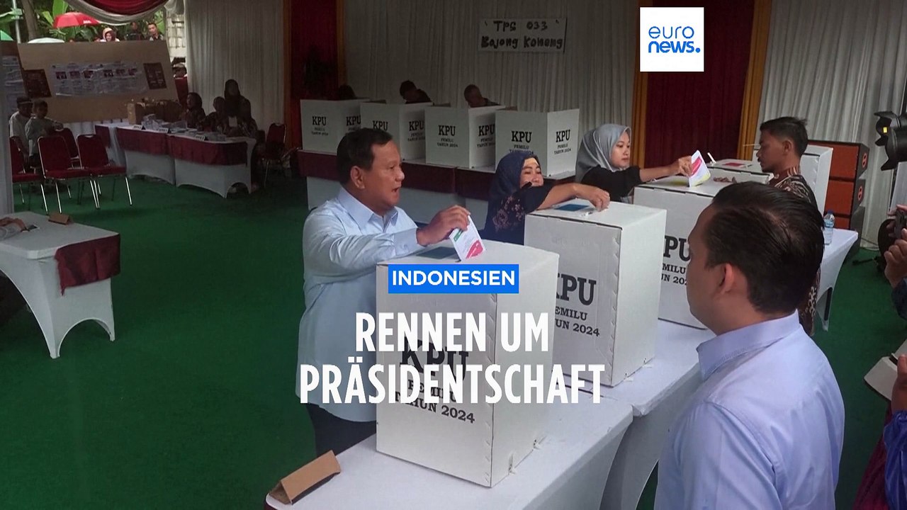 Präsidentschaftswahl: Kann sich Verteidigungsminister Subianto in der 1. Runde durchsetzen?