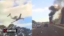 Dashcam video shows deadly plane crash that occurred on Florida highway