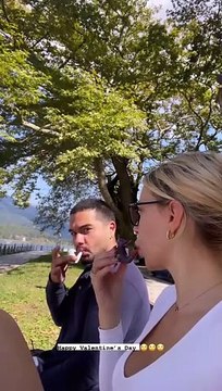 Οι αναρτήσεις της Γαρυφαλλιάς Καληφώνη με τον Χρήστο Μάστορα για τον Άγιο Βαλεντίνο