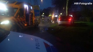 Gewonde bij aanrijding op Oude Rijksweg in Rouveen