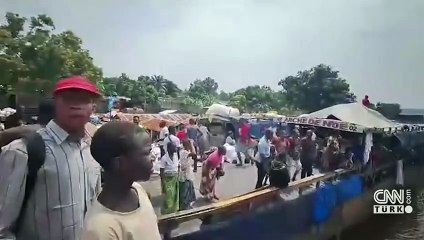 Kongo Nehri'nde can pazarı: Dehşet içinde batışını izlediler!