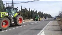 Protestas de los agricultores en Ciudad Real.