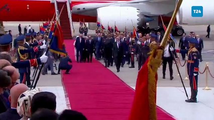 Cumhurbaşkanı Erdoğan, Mısır Cumhurbaşkanı Sisi tarafından karşılandı