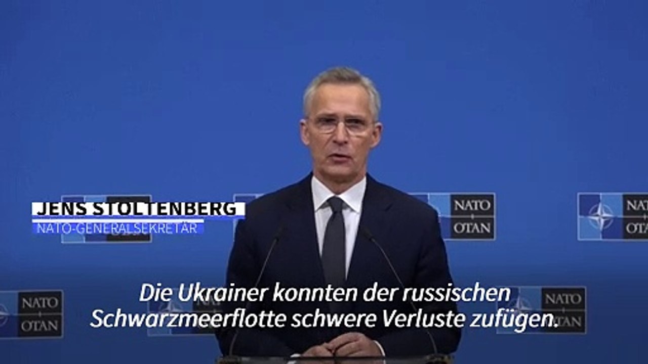 Nato-Chef: „Schwere Verluste” für Russlands Schwarzmeerflotte
