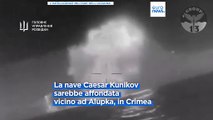 Guerra in Ucraina: affondata nave militare russa Caesar Kunikov nel Mar Nero, sostiene Kiev
