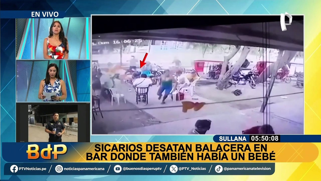 Presunto sicario desata balacera en un bar de Sullana