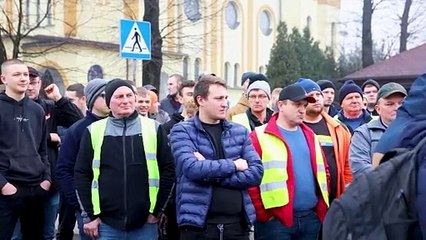 Dziennik Zachodni / Protest rolników w Tychach / reporter Tomasz Kawka