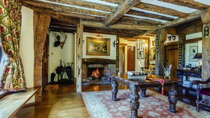 "Impressive" 1920s estate for sale includes old ship timbers and its own tennis court