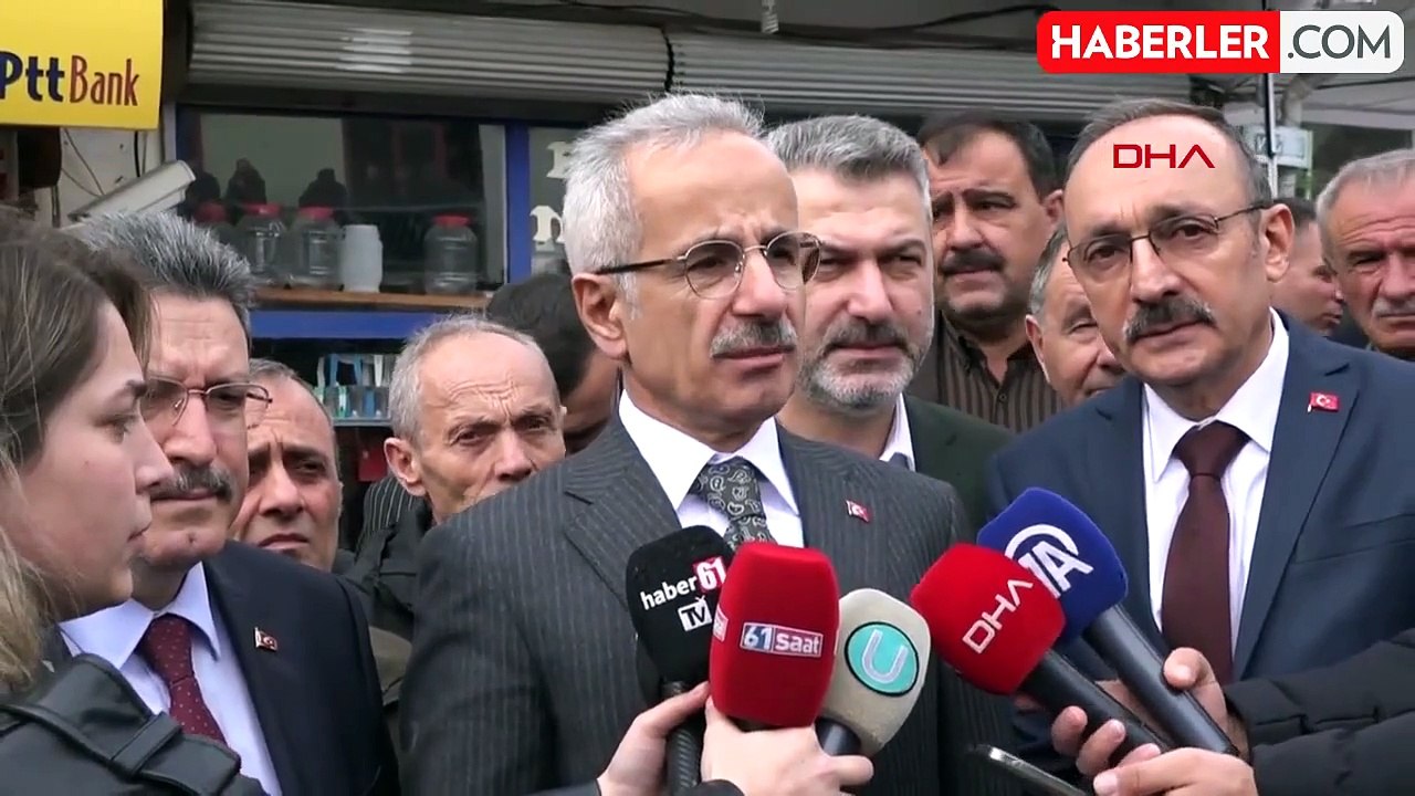 Ulaştırma Bakanı Uraloğlu: Erzincan'daki maden kazasıyla ilgili çalışmalar devam ediyor