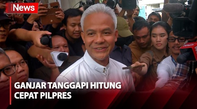 Ganjar Minta Tunggu Hasil Resmi KPU Tanggapi Hitung Cepat Pilpres 2024