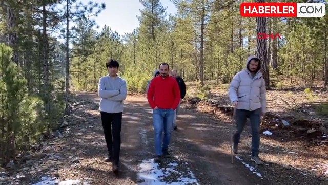 Muğla'da Sandras Dağı Kar Yağışıyla Beyaza Büründü