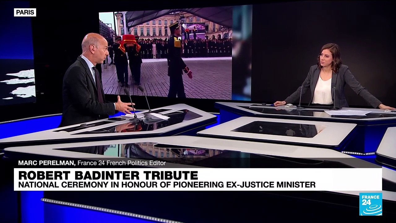 Robert Badinter: 'One of the giants' of French politics
