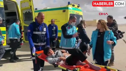 Gazze'ye askeri uçakla 1,5 ton ilaç ve tıbbi malzeme götürüldü