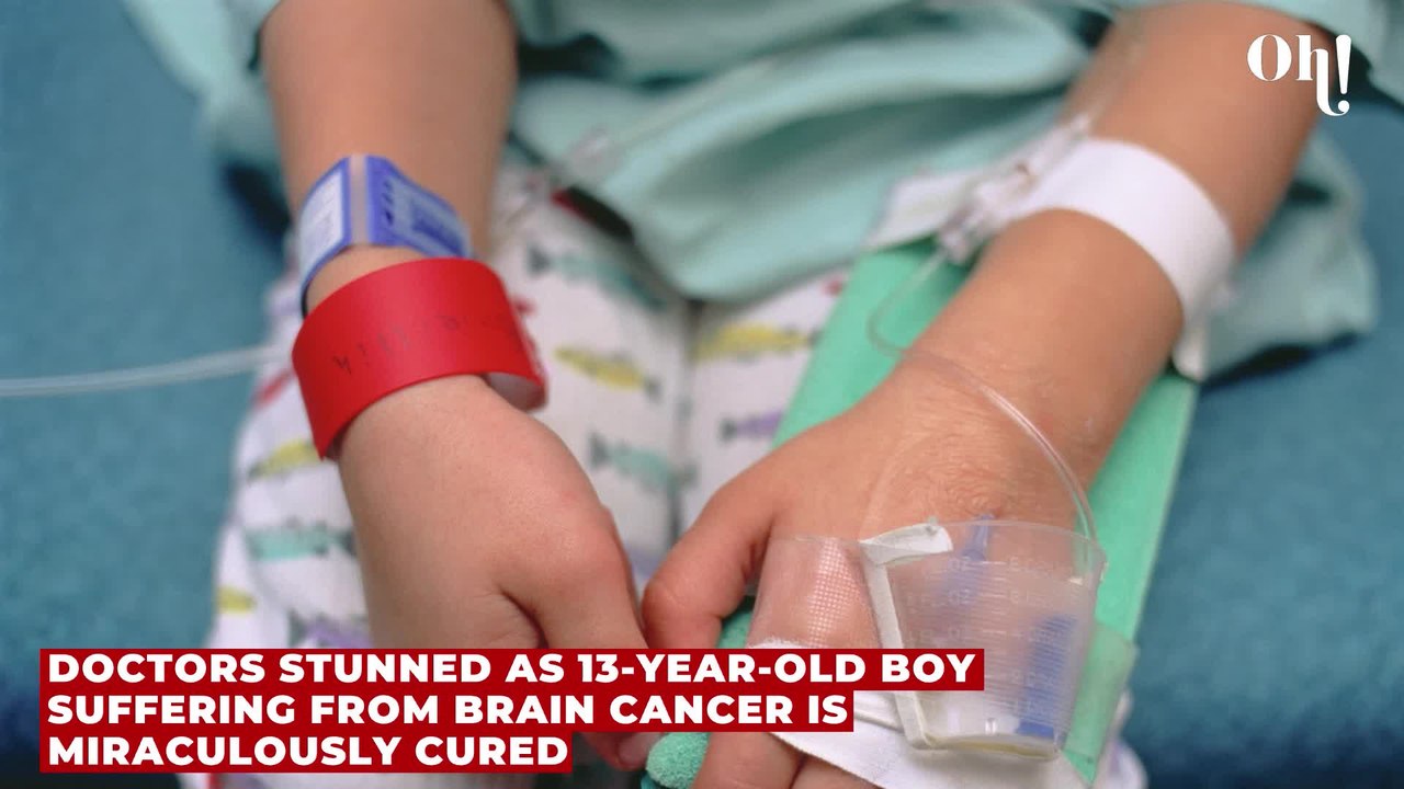Doctors stunned as 13-year-old boy suffering from brain cancer is miraculously cured
