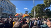 Protesta agricoltori e allevatori di fronte a Regione Sicilia