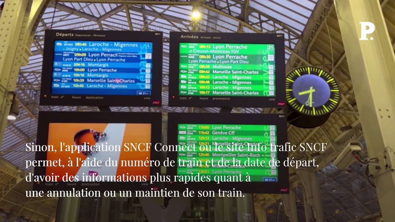 Grève SNCF : comment savoir si votre train est annulé ?