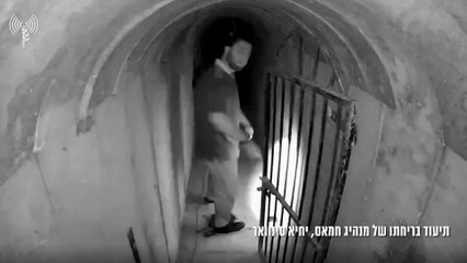 Israeli army releases CCTV video said to show Hamas' Sinwar in tunnel