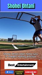 Shohei Ohtani blast home runs in Dodgers batting practice
