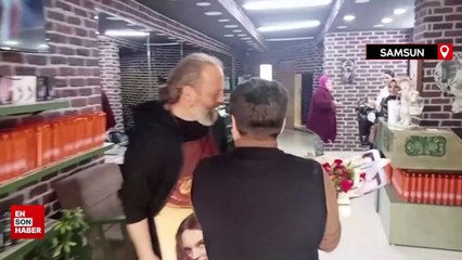 Samsun'da Sevgililer Günü'nde eşine ızgara buketi gönderdi