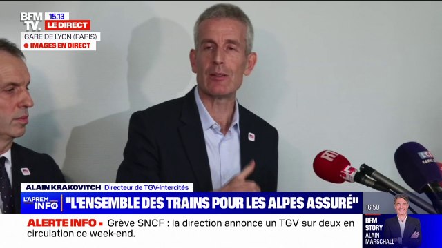 TGV Inoui ou Ouigo, Intercités, trains internationaux: les prévisions de la SNCF pour la grève de ce week-end